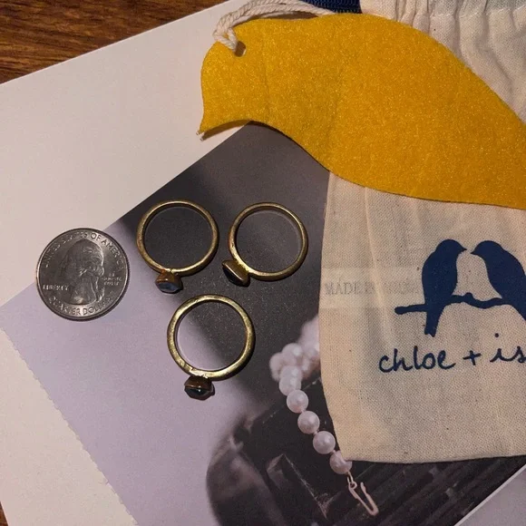 Chloe + Isabel Le Roccoco Stackable Rings - Picture 3 of 4